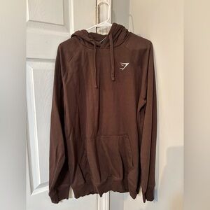 Brown Gymshark Hoodie